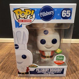 Pop Ad Icons Pillsbury Pillsbury Doughboy (Santa Suit) Funko Shop Exclusive Pop